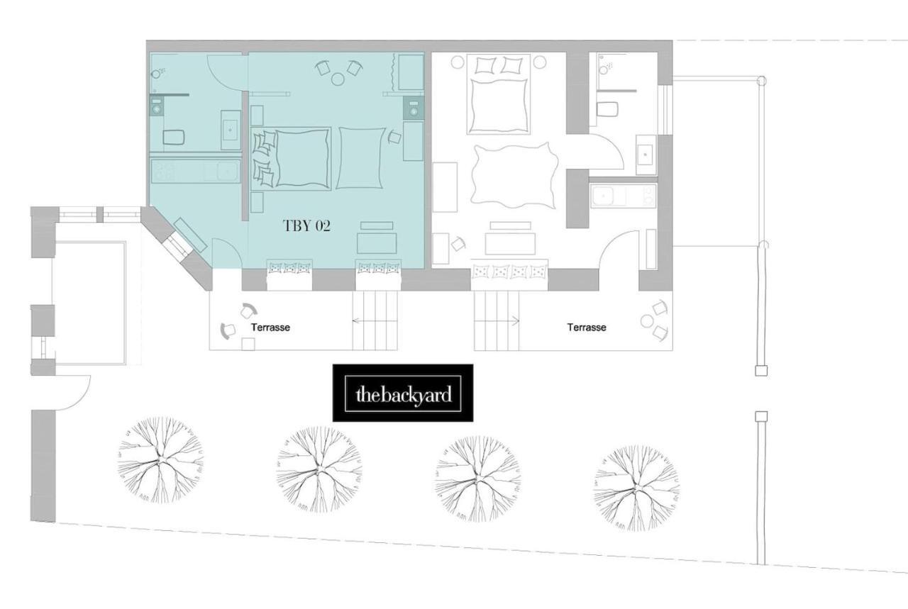 Apartment Exklusive Designferienwohnung The Backyard Tby 02